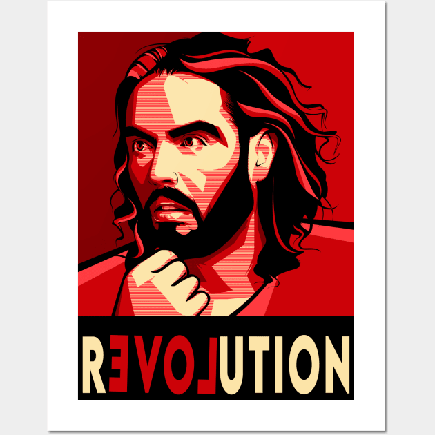 Russell Brand Revolution Wall Art by The Libertarian Frontier 